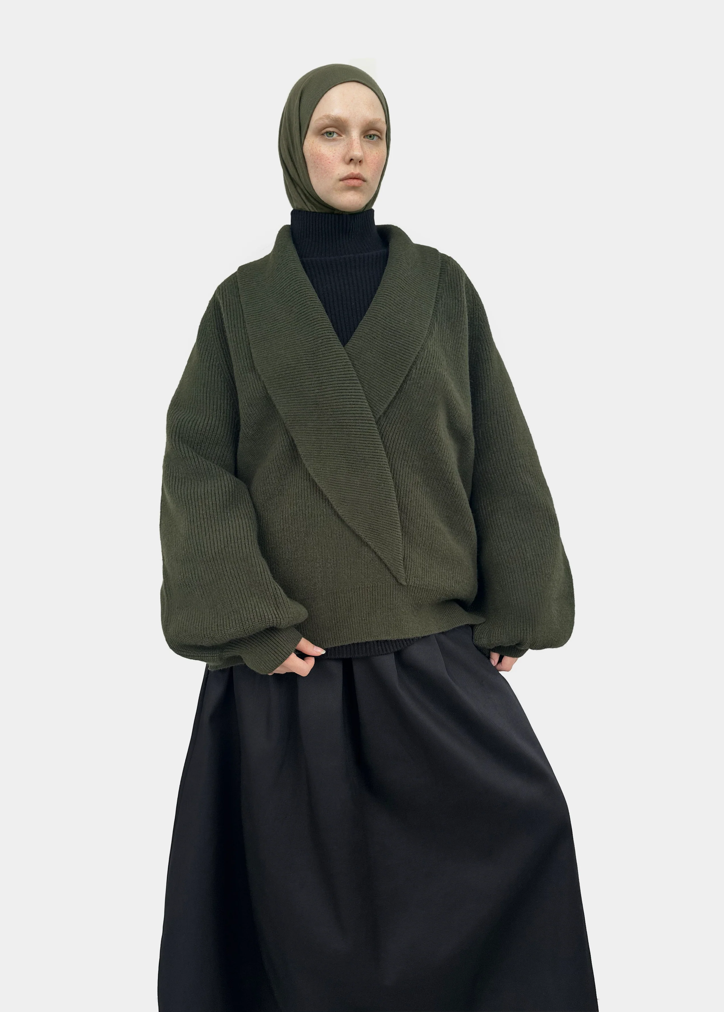Cardigan — Kaki - Image 2