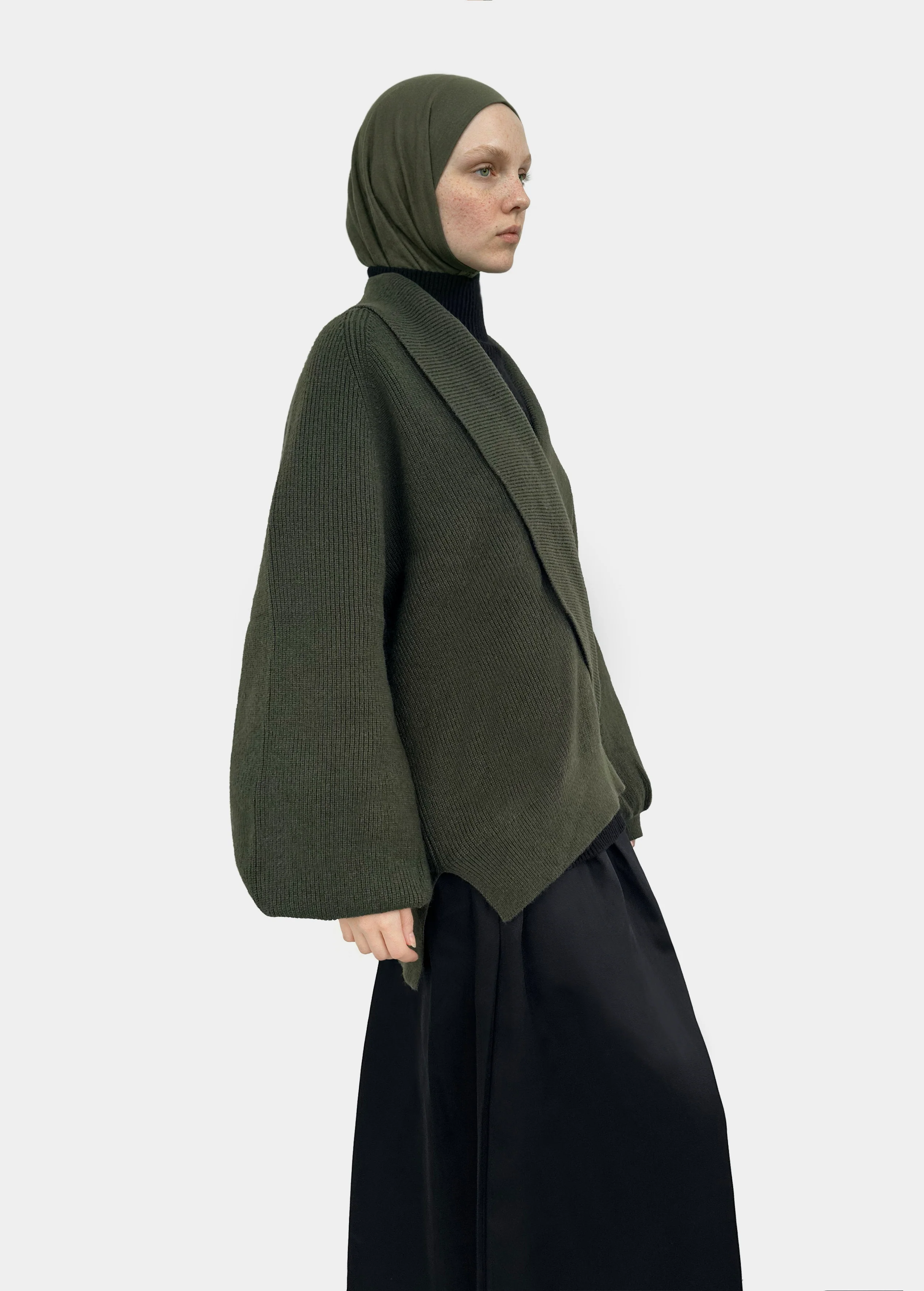 Cardigan — Kaki - Image 4