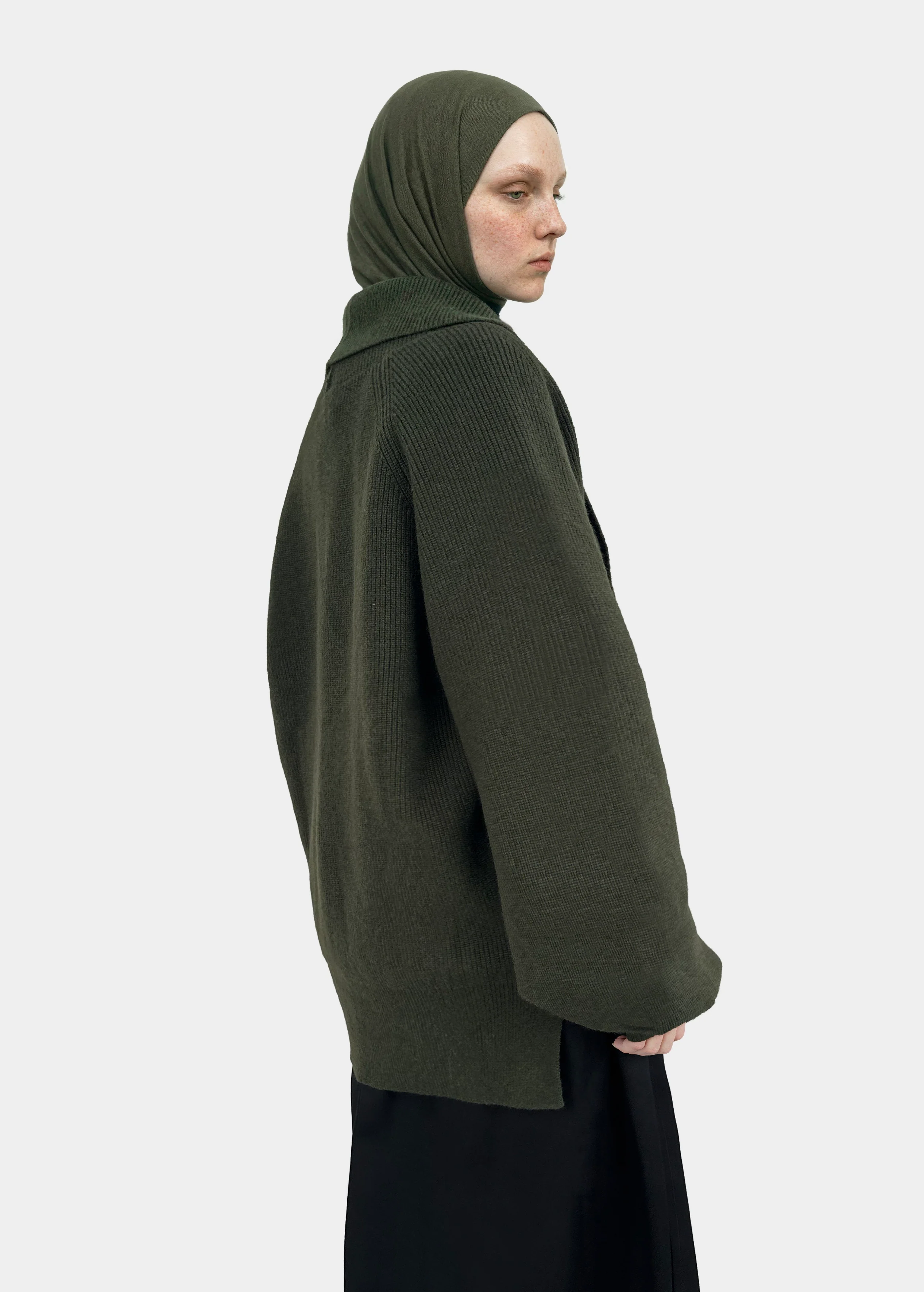 Cardigan — Kaki - Image 5