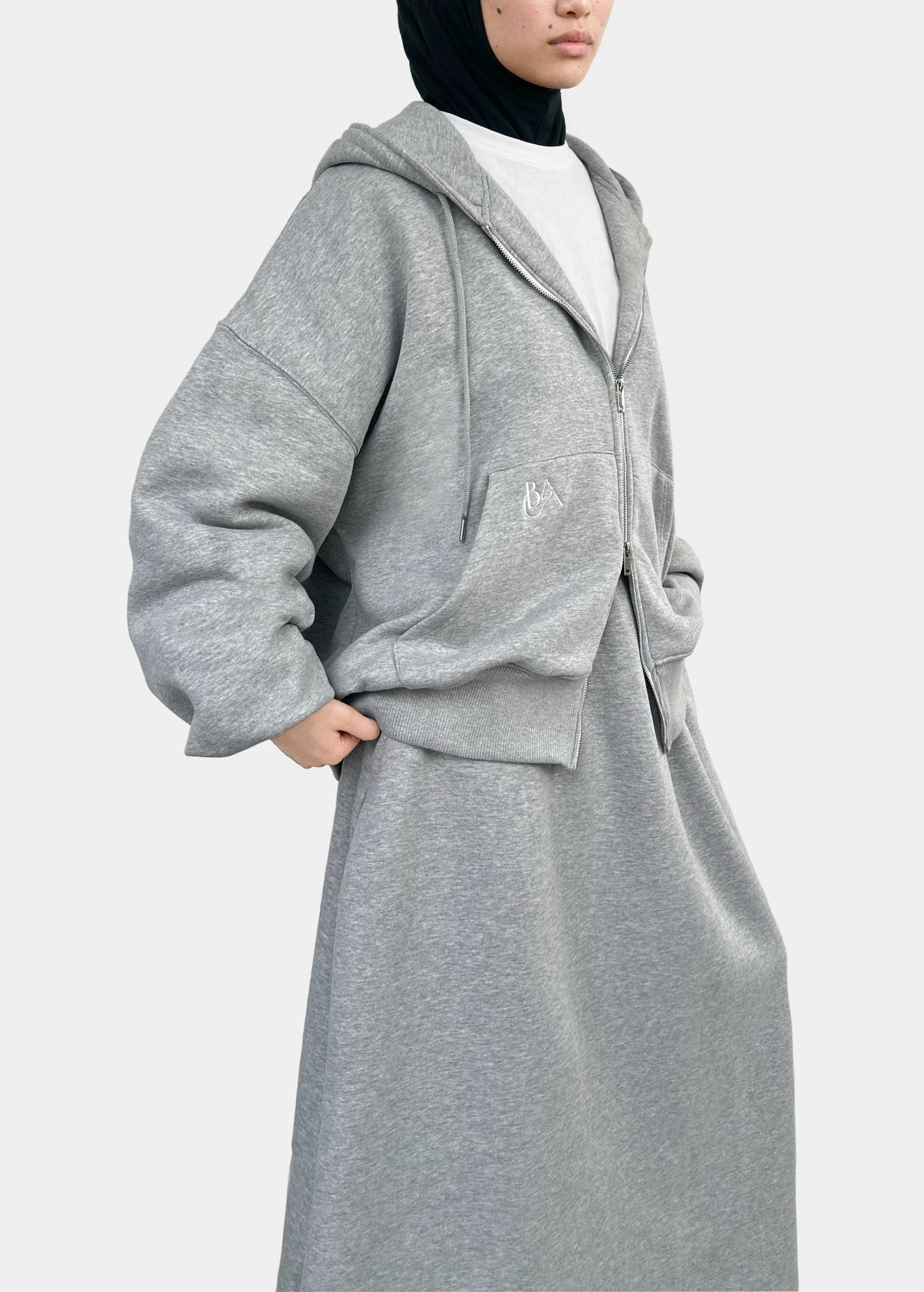 Jupe épaisse dense — Gris - Image 4